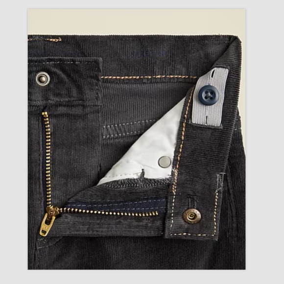 Crewcuts Boys' Stretch Adjustable Waist Corduroy Pants Size 5 Gray NWT - Picture 4 of 6